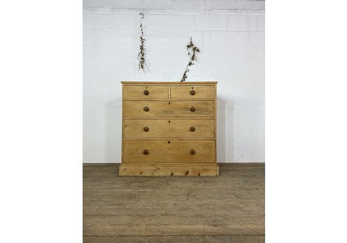 Pine Chest Of Drawers C.1880, 1800s