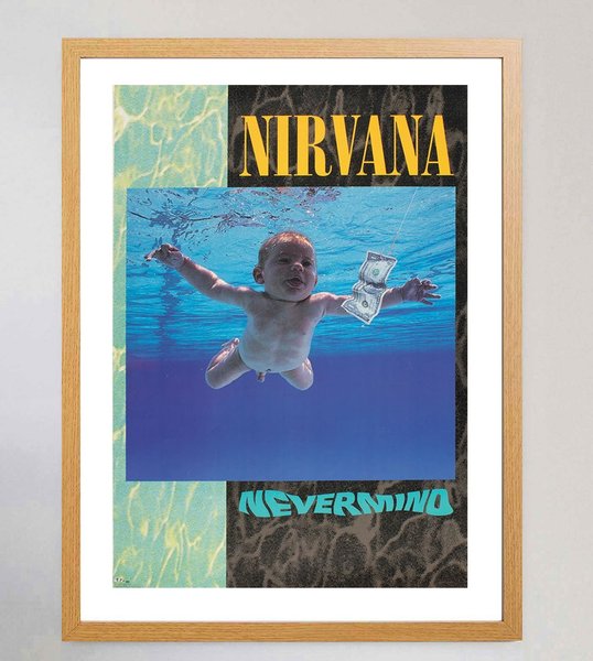 NIRVANA NEVERMIND ポスター(85×65) ニルヴァーナ 赤ちゃん