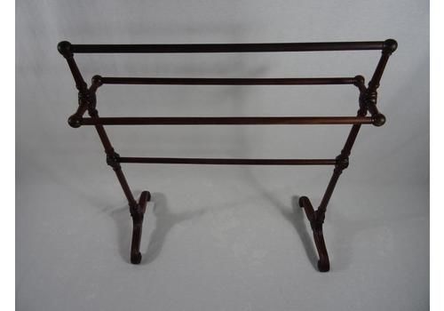 Victorian Mahogany Towel Rail Stand