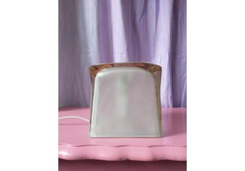 Glass Ice Cube Table Lamp From Ikea 1990 S