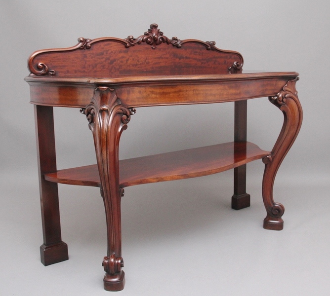 19th Century Mahogany Serving Table photo furniture