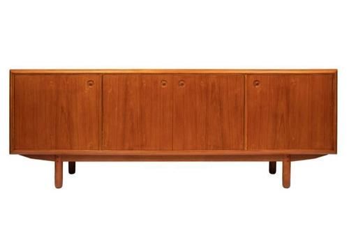 1960s Mid Century Danish Teak 4 Door Sideboard