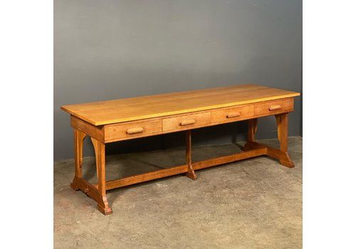 Large Oak Prep Centre Table C1930