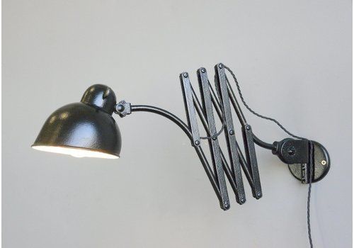 Hnb Heinrich Neudeck Scissor Lamp Circa 1930s