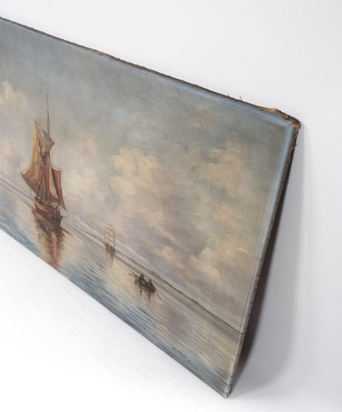 Marine Motif By A. Sten Bille From Around 1910. photo for sale