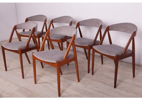 Model 31 Dining Chairs By Kai Kristiansen For Schou Andersen, 1960s, Set Of 6