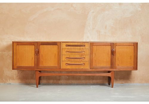G Plan Fresco 7ft Sideboard Mid Century Teak