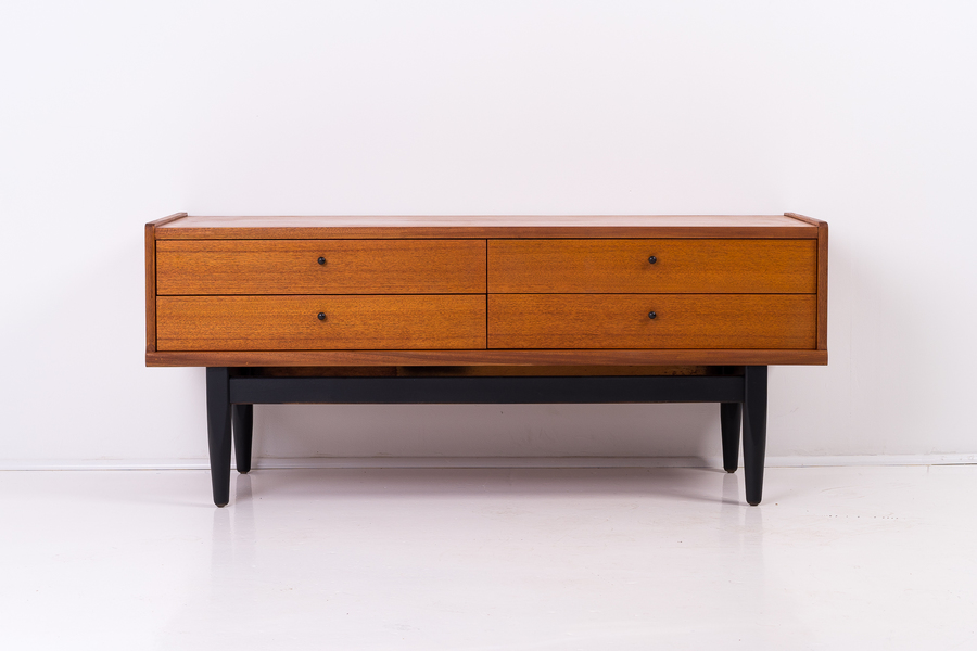Vintage Teak Tv Stand Cabinet Media Unit Vinterior