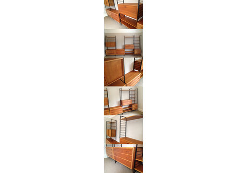 A Large Five Upright Ladderax System