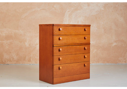 Stag Cantata Tallboy Chest Of Drawers   Designed By Ron Carter
