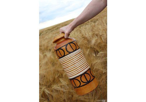1970s Vintage West German Pottery Vase Large