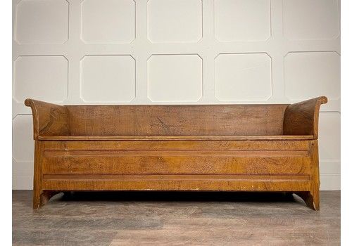 Swedish Settle Bench, 1800s, Antique