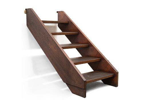 Reclaimed Mid Century Mahogany Stage Steps