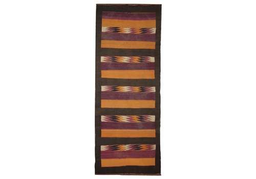 Antique Rugs Modern Striped Kilim Rug, Geometric Carpet Wool Area Rug