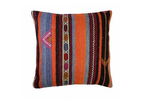 Kilim Pillow 60 X 60 Cm Tapis Kelim Kilim Pillow Cover ,Vintage Meditation Bench Kelim Teppich Boho Kilim Cushion Kilim Sofa Turkish Pillow