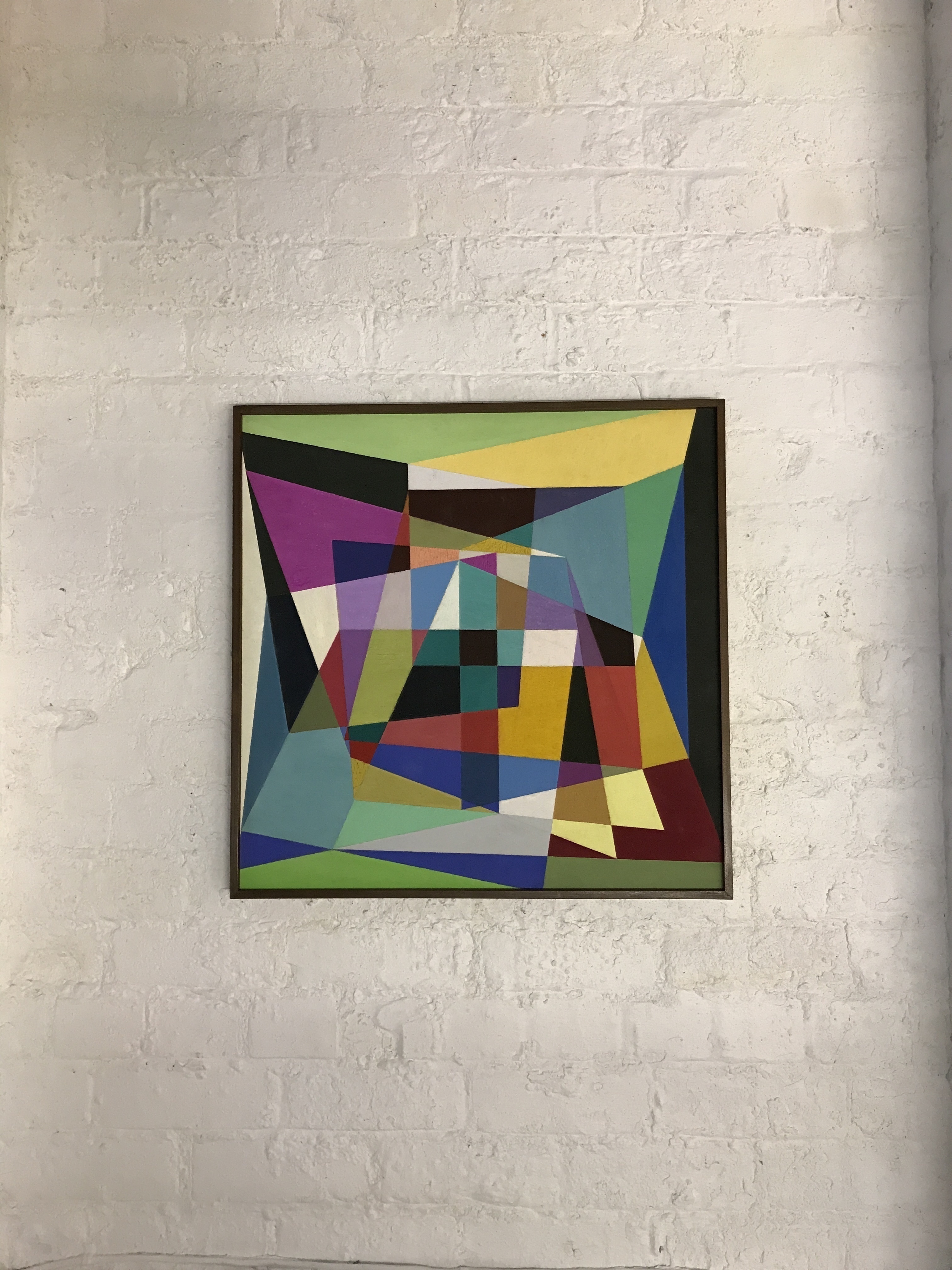 Framed Douglas Herbert Courtenay Auburn Geometric Abstract Original