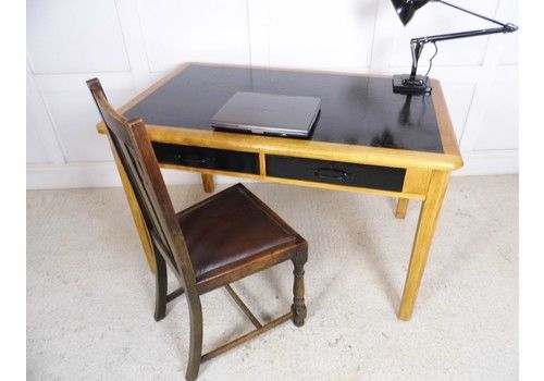 Vintage Retro Industrial Ex Military 40s 50s Mod Desk Table Moss Partners London