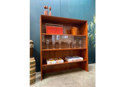 Danish Mid Century Teak Display Shelves