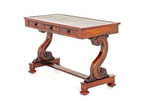 Victorian Desk Mahogany Writing Table 1860