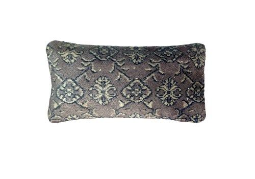 Vintage Hand Made Rug Cushion Cover, Decorative Rug Pillow Cover, Large Vintage Turkish Rug Cushion Cover