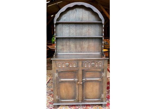 Vintage Dutch Style Dark Oak Dresser