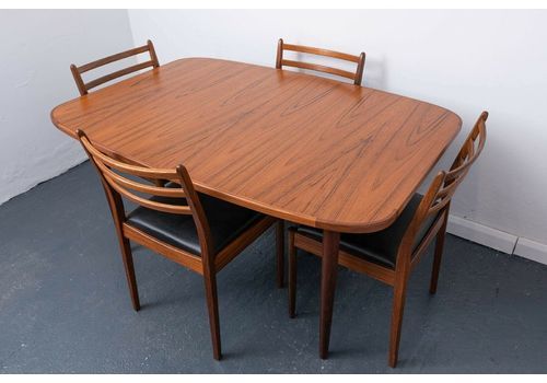 G Plan Mid Century Dining Table And Six Chairs