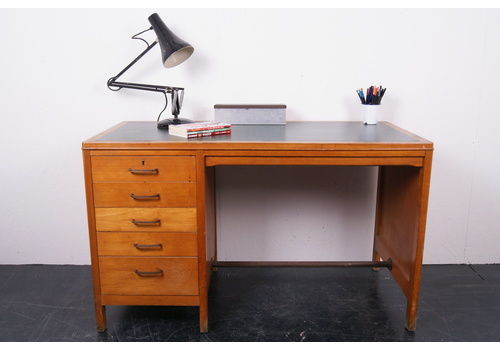 Wooden Desk With Drawers