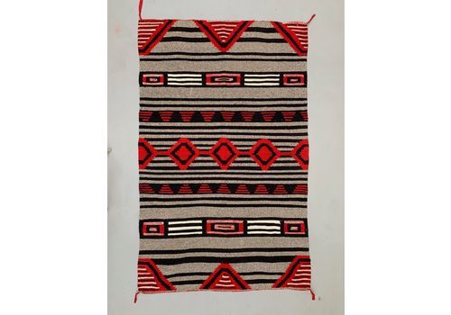 Genuine Navajo Kilim Rug 184x115 Cm Native American Wool Decor Medium