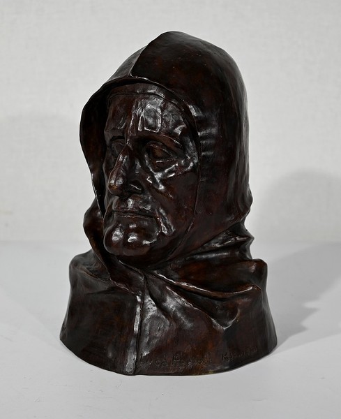 Bronze “Luca Pacioli” By V. Anjoras – 20th photo furniture