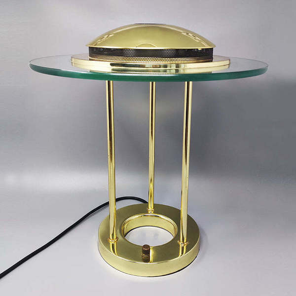 1980s Gorgeous Robert Sonneman "Saturn" Table Lamp For Gerorge Kovacs photo furniture