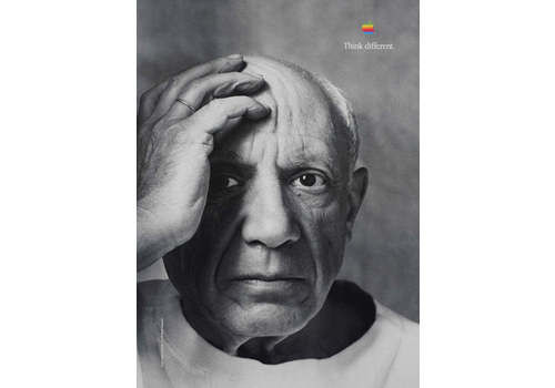 Apple Think Different   Pablo Picasso Original Vintage Poster