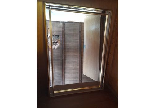 Gold Bevelled Edge Large Mirror