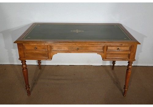 Desk In Solid Walnut, Louis XVI Style – 1920