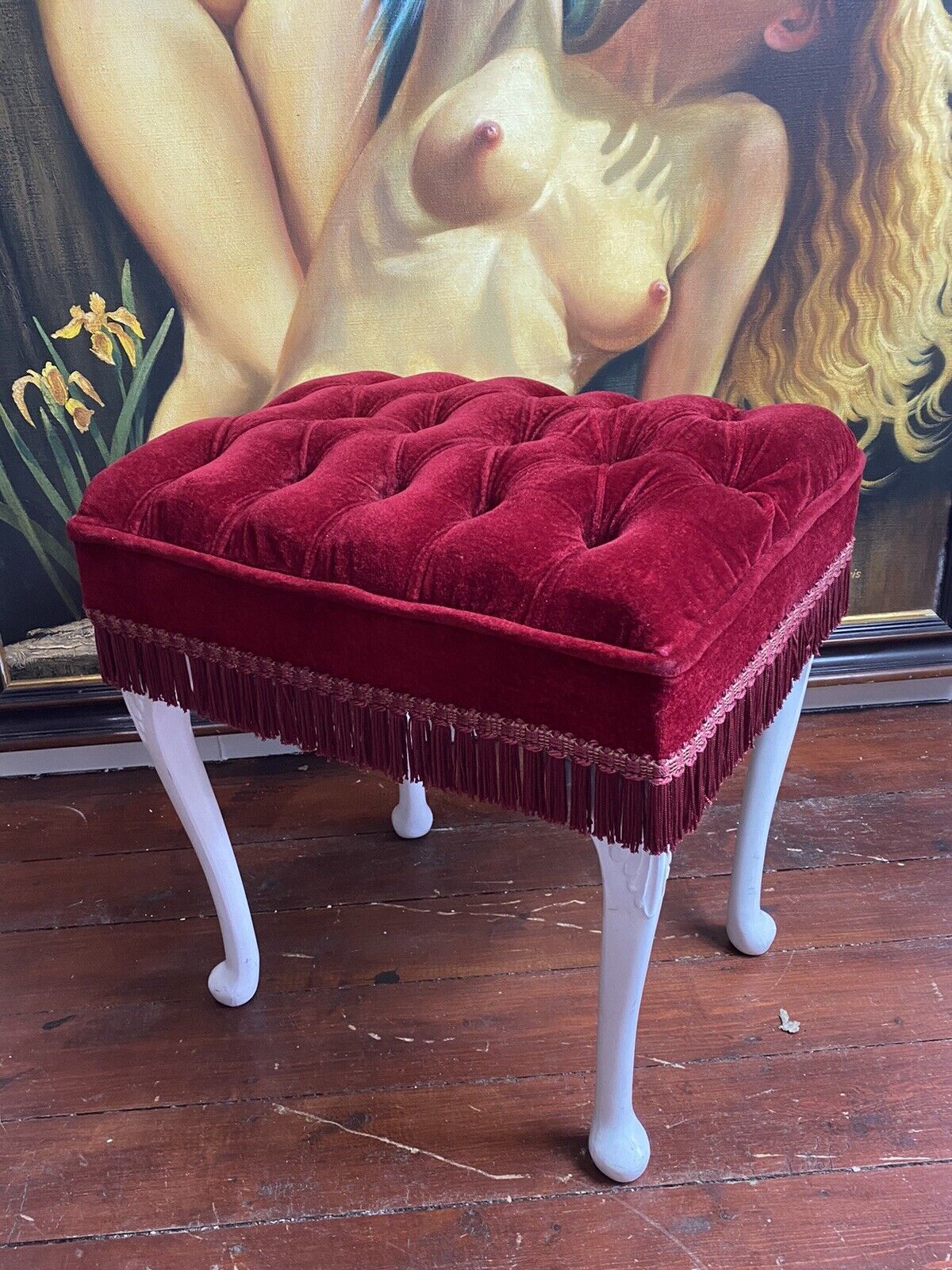 Velvet Vintage Boudoir Chairs Boudoir Chair And Ottoman Boudoir