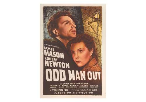 Original British Film Poster From The First Release Of The Film In The Uk Odd Man Out