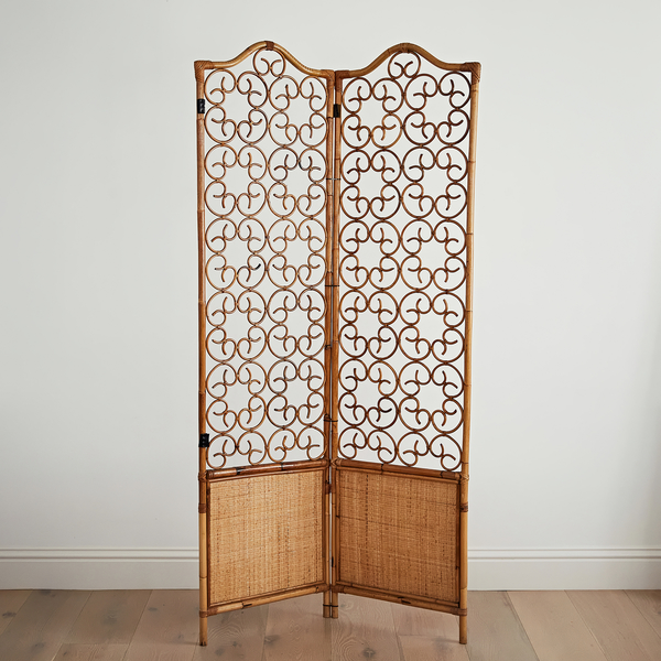 Italian Mid Century Bamboo Room Divider Screen Vinterior
