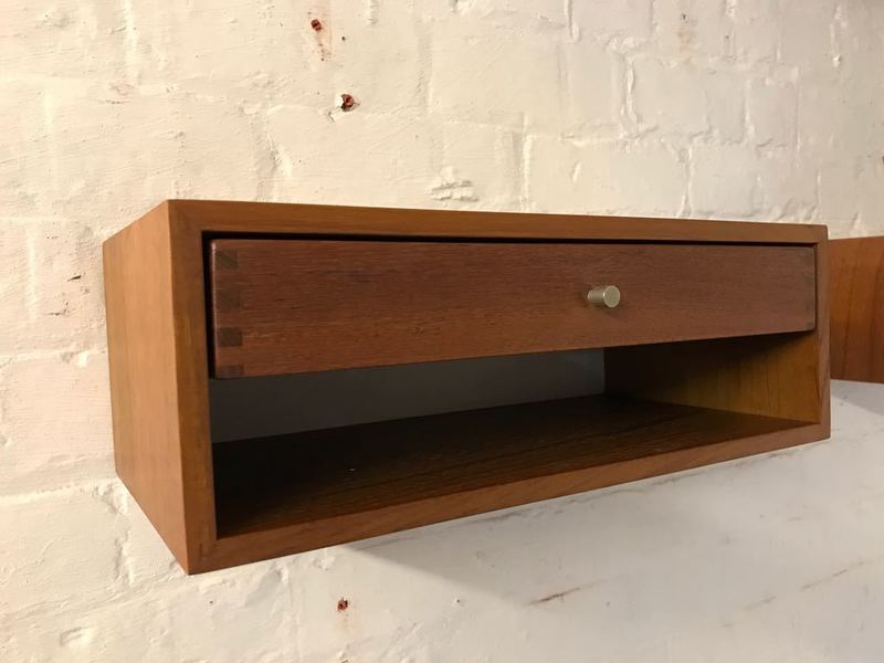 Midcentury Floating Wall Unit By Kai Kristiansen For Aksel Kjersgaard