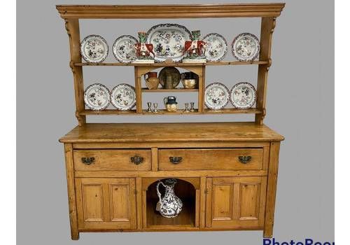 A Victorian Pine Dresser, 1800s