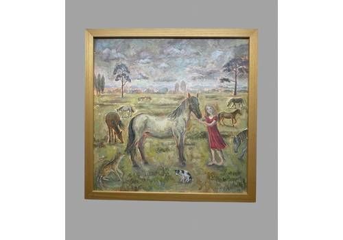 Vicki  Golden   Oil On Canvas, 1970s