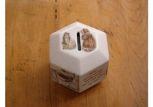 Vintage Mrs. Tiggy Winkle Hexagonal Money Box