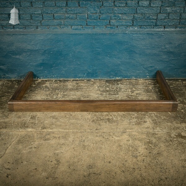 Oak Curb Fender, Farmhouse Fireplace Fender Vinterior