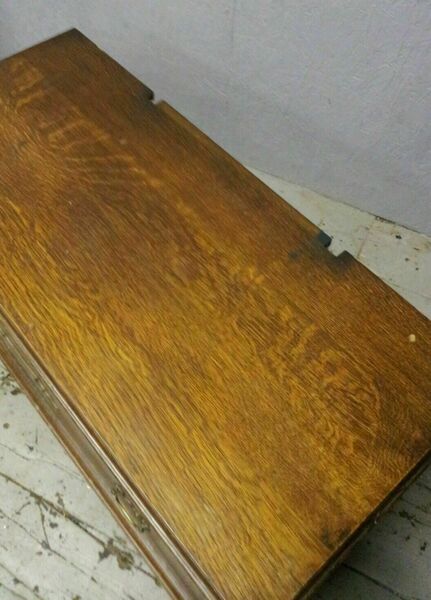 Large Art Deco 1920s Oak Storage Drawer Blanket Box Or Japanese Detail photo furniture