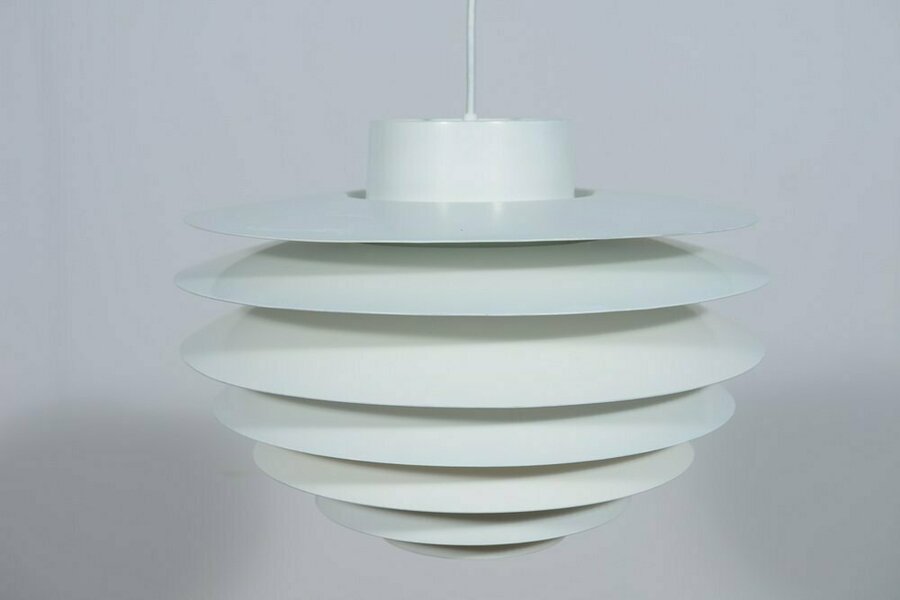 Mid Century Danish Verona Pendant Lamp By Svend Middelboe For Fog & Menup, 1970s photo furniture