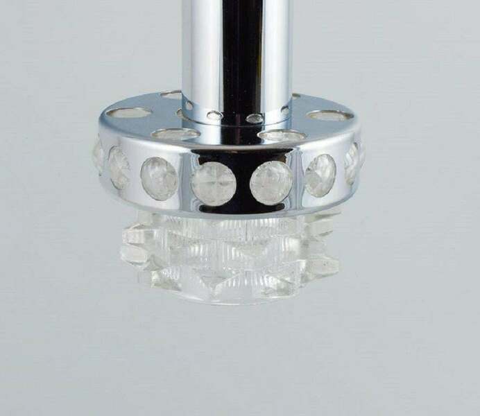 Raak, The Netherlands. Designer Lamp In Chrome, Plastic And Clear Glass. photo furniture