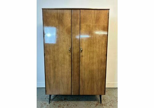 A Beautiful Mid 20th Century Double Fitted Wardrobe By Meredew. C1960