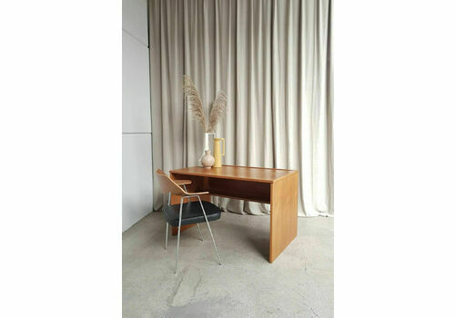 Vtg Mid Century Danish Teak Desk Scandi Retro