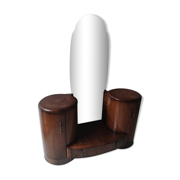 Art Deco Mirrored Bedroom Vanity Dressing Table By Shrager Brothers